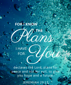 Christian Wallpaper - Bubbles Jeremiah 29:11