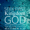 Christian Wallpaper – Bubbles Matthew 6:33