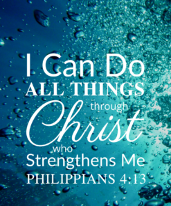 Christian Wallpaper – Bubbles Philippians 4:13