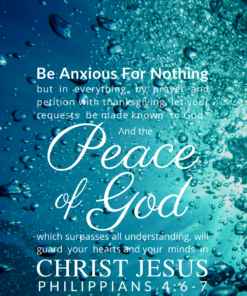 Christian Wallpaper – Bubbles Philippians 4:6-7