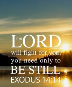 Christian Wallpaper - Calm Waters Exodus 14:14