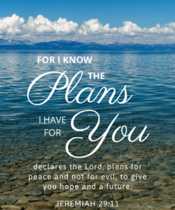 Christian Wallpaper – Calm Lake Jeremiah 29:11