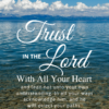 Christian Wallpaper – Calm Lake Proverbs 3:5-6