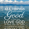 Christian Wallpaper – Calm Lake Romans 8:28