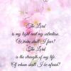 Christian Wallpaper - Cherry Blossom Psalm 27:1
