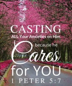 Christian Wallpaper – Cherry Lane 1 Peter 5:7