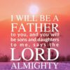 Christian Wallpaper - Children of God 2 Corinthians 6:18