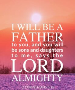 Christian Wallpaper - Children of God 2 Corinthians 6:18