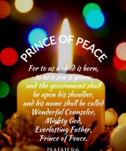 Christian Wallpaper - Christmas Peace Isaiah 9:6