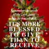 Christian Wallpaper - Christmas Presents Acts 20:35