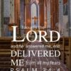 Christian Wallpaper - Church Psalm 34:4