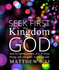 Christian Wallpaper – Circles Matthew 6:33