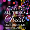 Christian Wallpaper – Circles Philippians 4:13