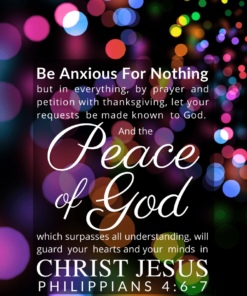 Christian Wallpaper – Circles Philippians 4:6-7