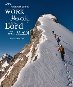 Colossians 3:23 - Work Heartily - Bible Verses To Go
