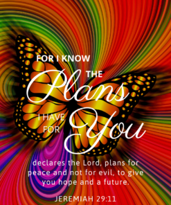 Christian Wallpaper – Colors Jeremiah 29:11