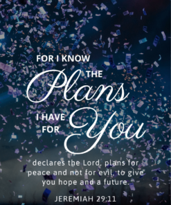 Christian Wallpaper - Confetti Jeremiah 29:11