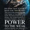 Christian Wallpaper - Cosmos Isaiah 40:28-29