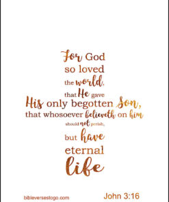 Christian Wallpaper – Cross John 3:16