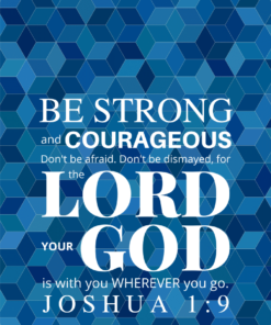Christian Wallpaper – Cubes Joshua 1:9