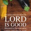 Christian Wallpaper - Cuisine Psalm 34:8