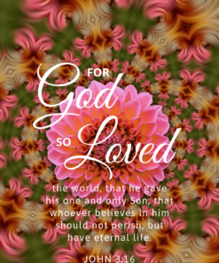 Christian Wallpaper – Dahlia2 John 3:16