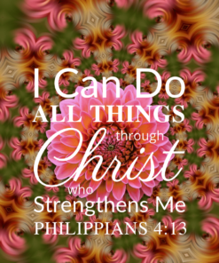 Christian Wallpaper – Dahlia2 Philippians 4:13