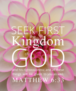 Christian Wallpaper – Dahlia Matthew 6:33