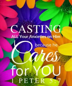 Christian Wallpaper – Daisy Mix 1 Peter 5:7