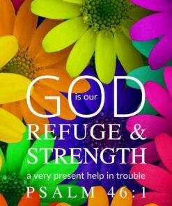 Christian Wallpaper - Daisy Mix Psalm 46:1