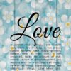 Christian Wallpaper – Daisy Wood 1 Corinthians 13:4-8
