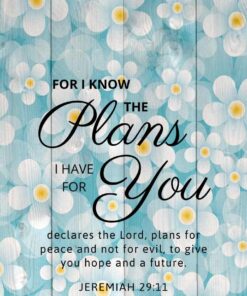 Christian Wallpaper – Daisy Wood Jeremiah 29:11