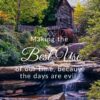 Christian Wallpaper - Days Are Evil Ephesians 5:16