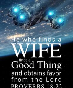 Christian Wallpaper - Deep Space Proverbs 18:22