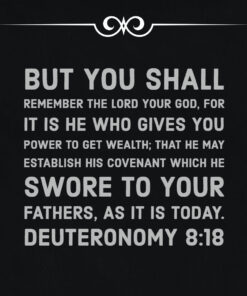 Deuteronomy 8:18 - Power to Get Wealth - Bible Verses To Go