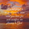 Christian Wallpaper - Do Good Hebrews 13:16