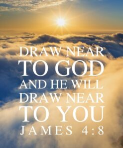 Christian Wallpaper - Draw Near to God James 4:8