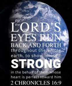 Christian Wallpaper - Earth View 2 Chronicles 16:9