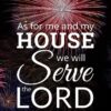 Christian Wallpaper – Fireworks Joshua 24:15