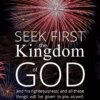 Christian Wallpaper – Fireworks Matthew 6:33