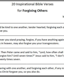 Forgiveness Bible Verses