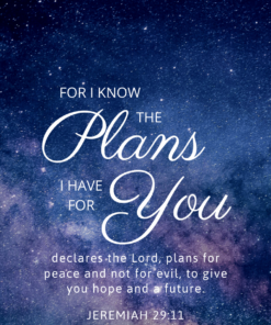 Christian Wallpaper - Galaxy Jeremiah 29:11