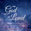 Christian Wallpaper - Galaxy John 3:16