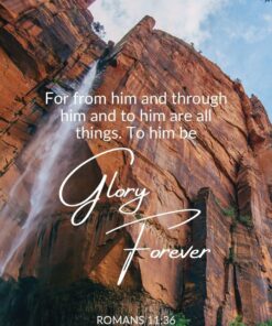 Christian Wallpaper - Glory Forever Romans 11:36