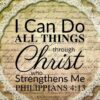 Christian Wallpaper – Gold Lace Philippians 4:13