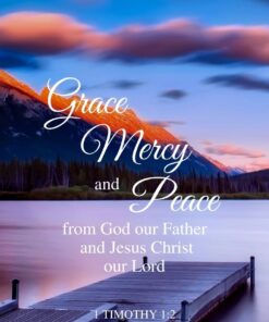 Christian Wallpaper - Grace Mercy Peace 1 Timothy 1:2