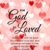 Christian Wallpaper - Hearts John 3:16