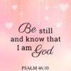 Christian Wallpaper – Hearts2 Psalm 46:10