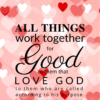 Christian Wallpaper – Hearts Romans 8:28
