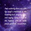 Christian Wallpaper - Heavenly Host Luke 2:13-14